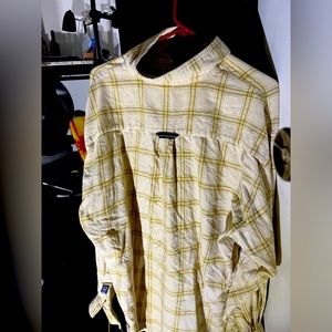 Vintage Phat Farm casual plaid button down shirt